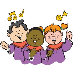 disegno di Coro di Bambini a colori