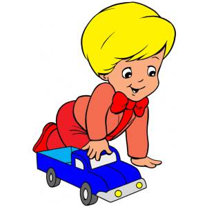 Disegno di Giocare con le Macchinine a colori