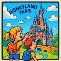 Disegno di Disneyland Paris  a colori