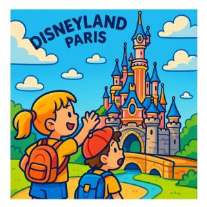 disegno di Disneyland Paris  a colori