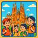 Disegno di Gita alla Sagrada Familia a colori