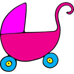 Disegno di Carrozzina a colori