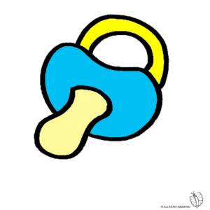 Disegno di Ciuccio a colori