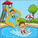 Disegno di Giochi in Piscina a colori