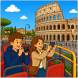 Disegno di Gita in Bus al Colosseo a colori