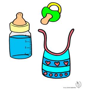 Disegno di Kit per Neonato a colori