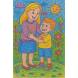 Disegno di Mamma con Figlio a colori