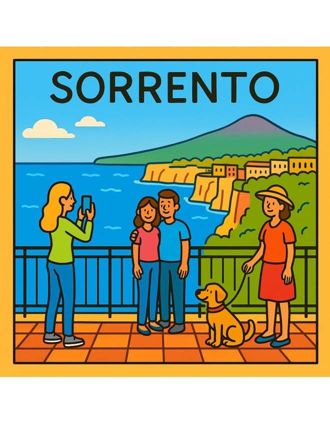 disegno di Sorrento  a colori