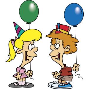 Disegno di Festa con Palloncini a colori