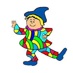 Disegno di Giullare a colori