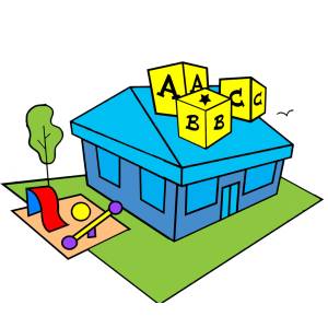 Disegno di Asilo a colori