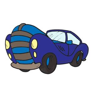 Disegno di Automobile a colori