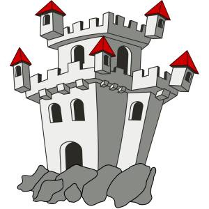 Disegno di Il Castello a colori