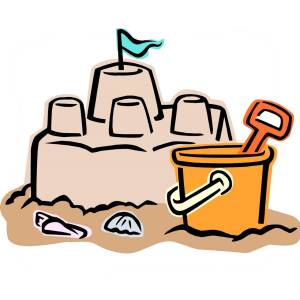 Disegno di Il Castello di Sabbia a colori