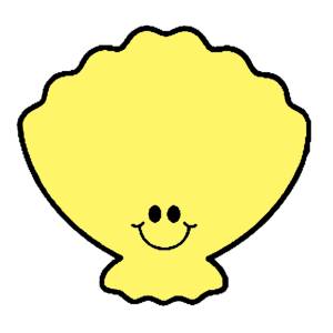 Disegno di Conchiglia Sorridente a colori