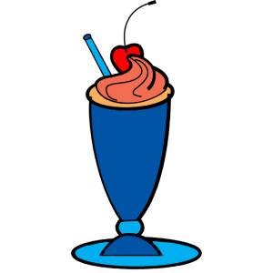 Disegno di Coppa Gelato Frappè a colori