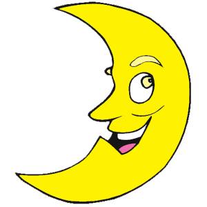 Disegno di Luna a colori