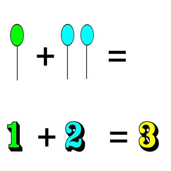 Disegno di Addizioni per Bambini a colori