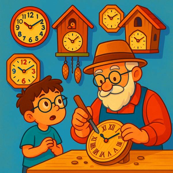 Disegno di Artigiano di Orologi  a colori