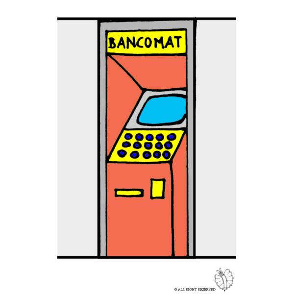 Disegno di Bancomat a colori