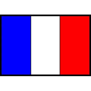 Disegno di Bandiera Francese a colori