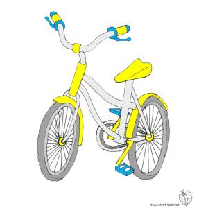 disegno di Bici  a colori