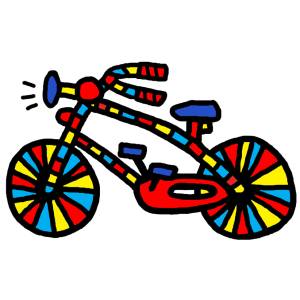 Disegno di Bicicletta a colori