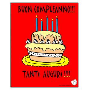 Disegno di Biglietto di Auguri a colori