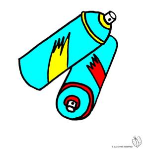 Disegno di Bombolette Spray a colori