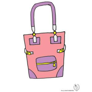 Disegno di Borsa da Donna a colori