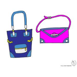 Disegno di Borse  a colori