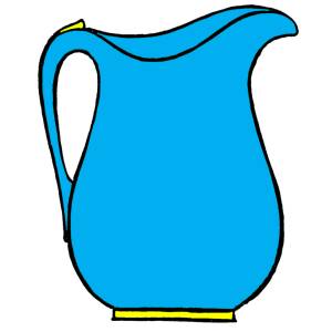 Disegno di Brocca  a colori