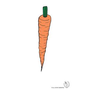 disegno di Carota a colori