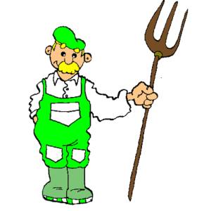 Disegno di Il Contadino a colori