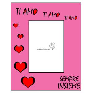 Disegno di Cornice per Innamorati a colori