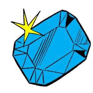 Disegno di Diamante a colori