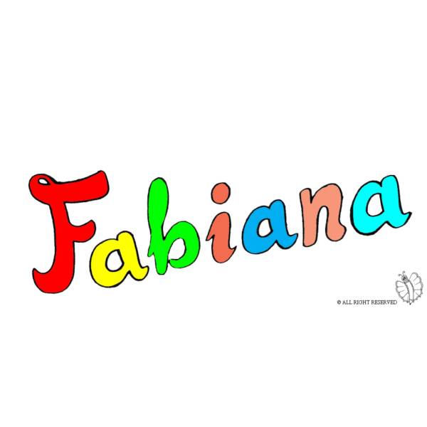 Disegno di Fabiana a colori