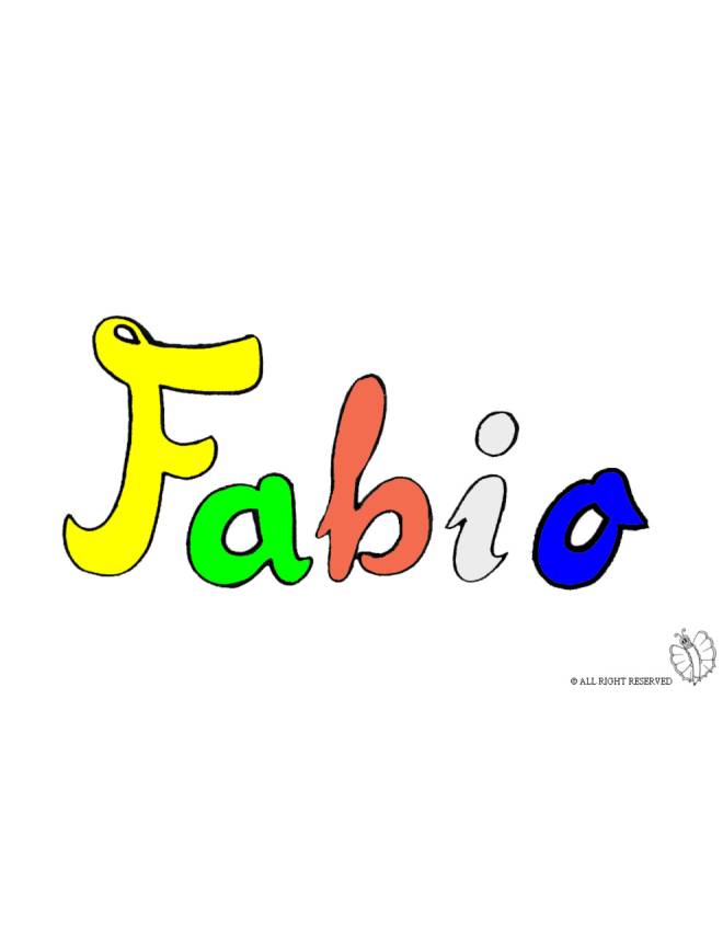 disegno di Fabio a colori