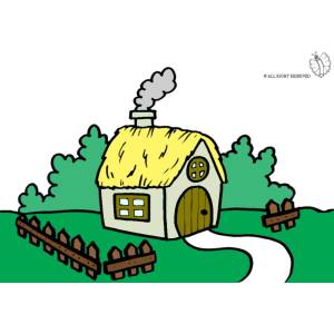 Disegno di Fattoria a colori