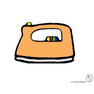 Disegno di Ferro da Stiro a colori