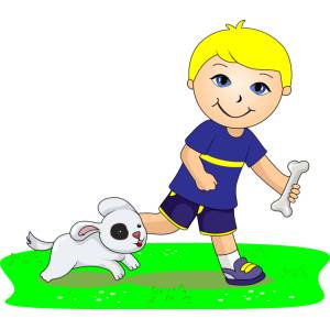 Disegno di Giocare con gli Animali a colori