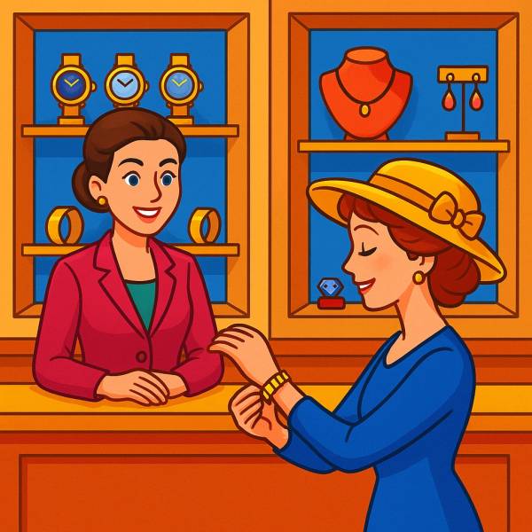 Disegno di Gioielleria  a colori
