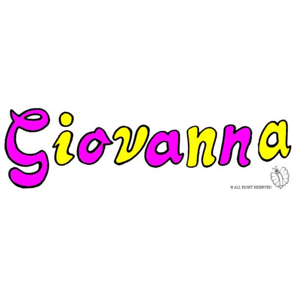 Disegno di Giovanna a colori