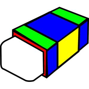 Disegno di Gomma per Cancellare a colori