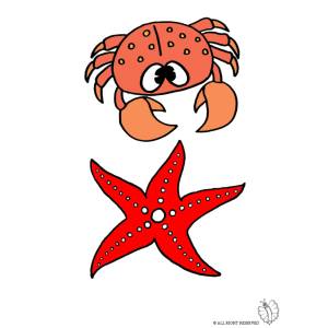 Disegno di Animali Marini a colori