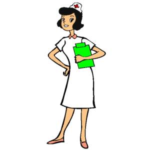 Disegno di Infermiera a colori