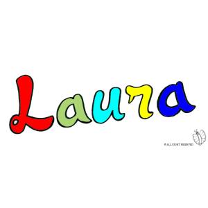 Disegno di Laura a colori