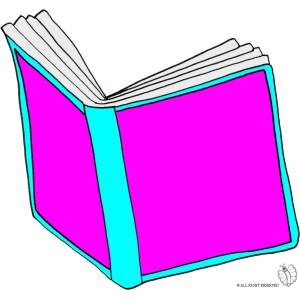 Disegno di Libro Aperto a colori