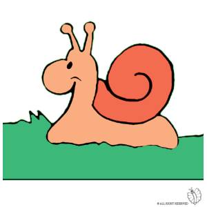 Disegno di Lumaca nel Bosco a colori