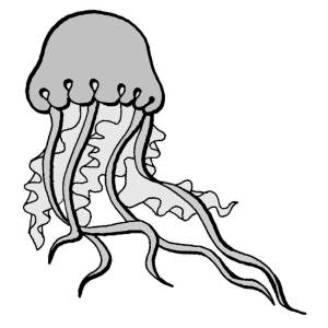 Disegno di Medusa a colori